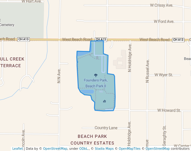 Founders Park, Beach Park Il