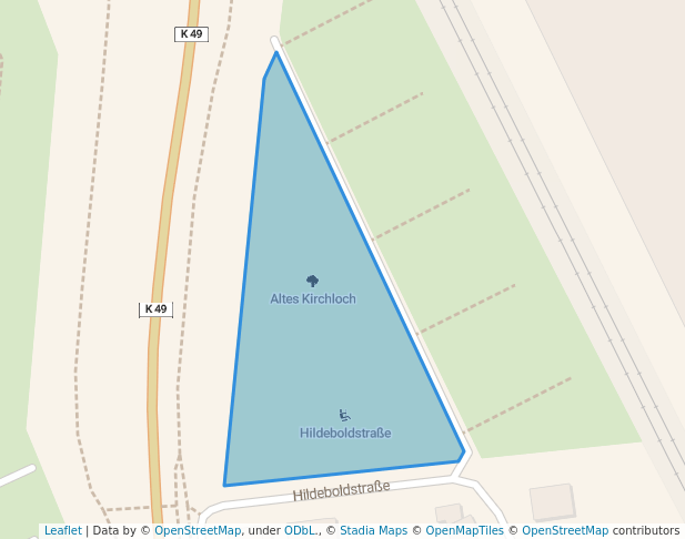 walking in Altes Kirchloch map in Hannover