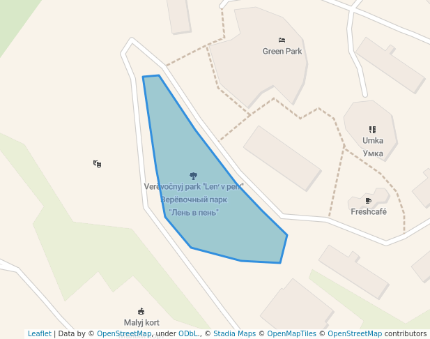 Веревочный парк "Лень в пень"