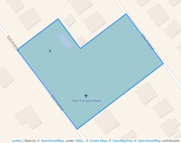 walking in Parc Terrasse-René map in Saint-Eustache