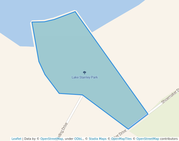 walking in Lake Stanley Park map in DeFuniak Springs