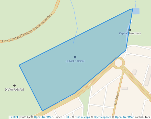 walking in JUNGLE BOOK map in Tirupati