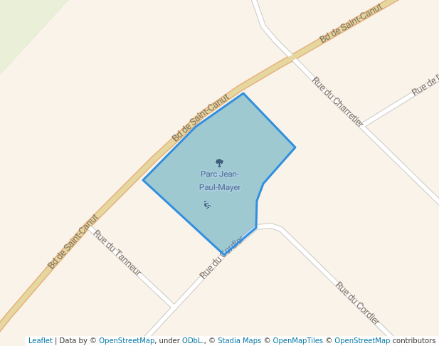 walking in Parc Jean-Paul-Mayer map in Mirabel