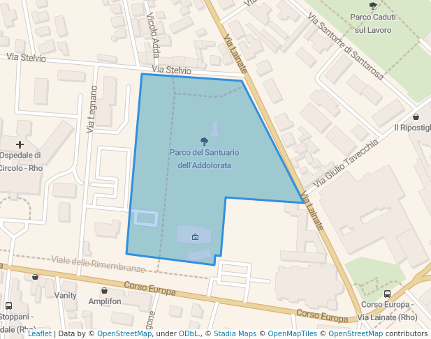 Parco del Santuario dell'Addolorata