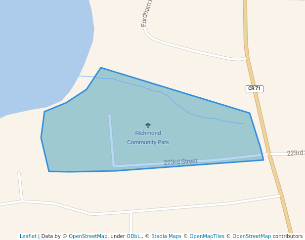 walking in Richmond Community Park map in Richmond