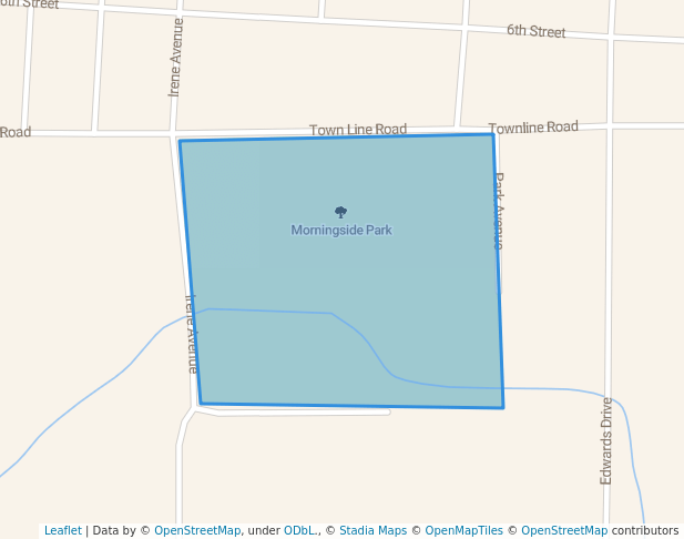 walking in WT Park map in Crosby