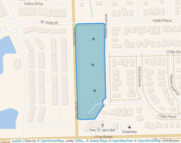 Ridgegate Park in Tinley Park | Map and Routes