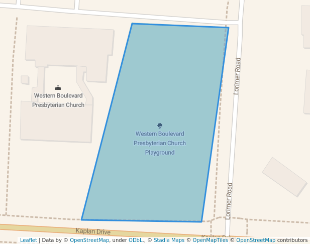 Western Boulevard Presbyterian Church Playground