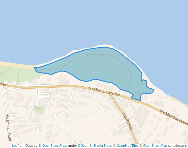 walking in Parco Acqua dei Corsari map in Palermo