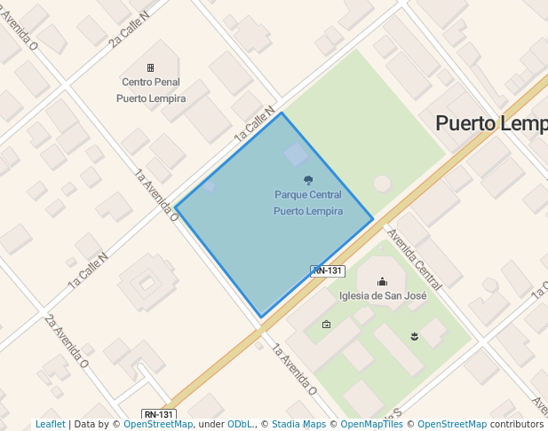 Parque Central Puerto Lempira