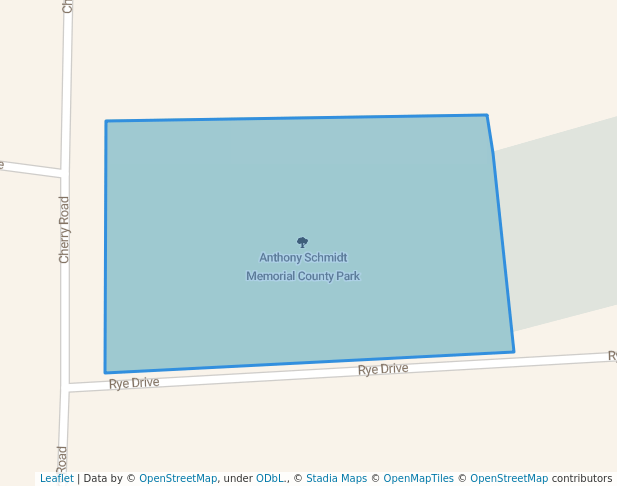 walking in Anthony Schmidt Memorial County Park map in Cabot