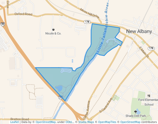 Park Along the River and Mississippi Arboretum