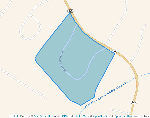 walking in Community Park map in Henderson