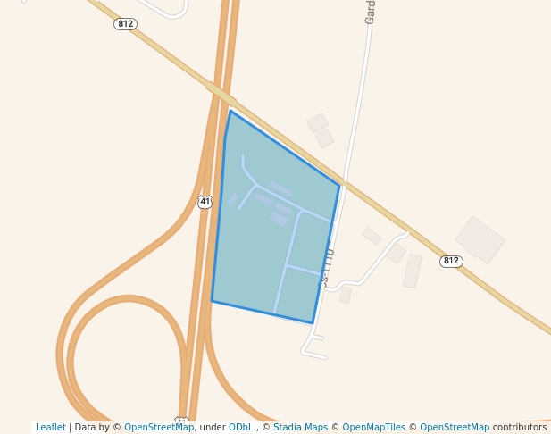 walking in Henderson County 4H / Freedom Park map in Henderson