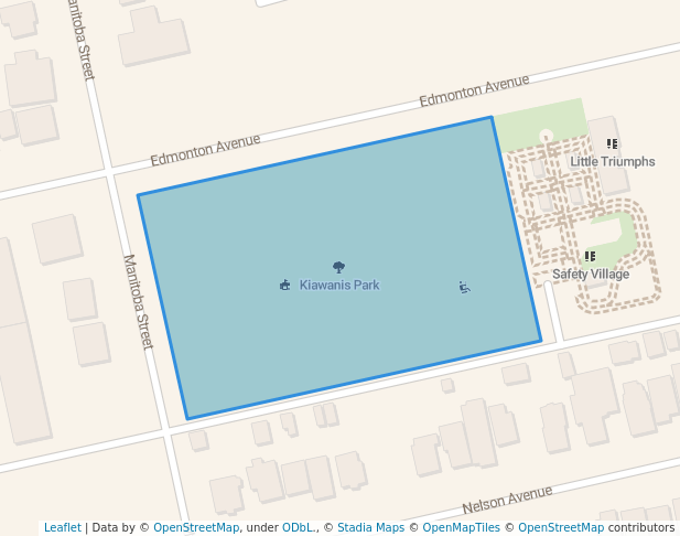 walking in Kiawanis Park map in Penticton