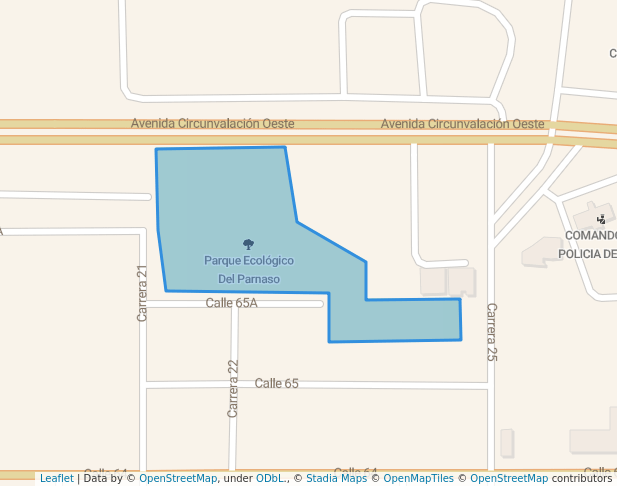 walking in Parque Ecológico Del Parnaso map in Barrancabermeja