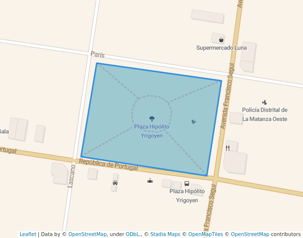 Plaza Hipólito Yrigoyen