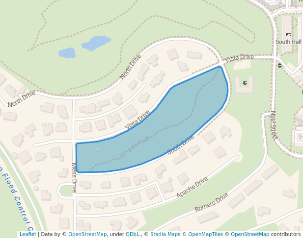 walking in NMT Alumni Hill Park map in Socorro