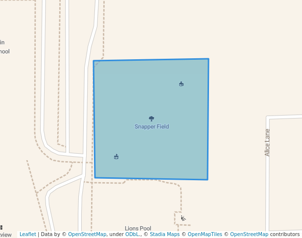 walking in Snapper Field map in Algonquin