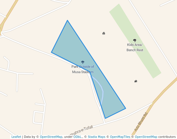 Park Outside of Musa Stadium