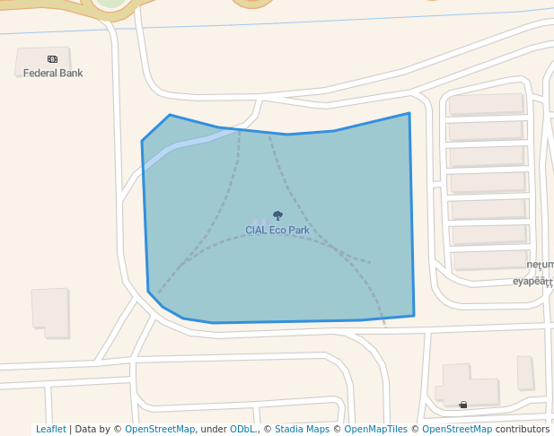 CIAL Eco Park in Nedumbassery | Map and Routes