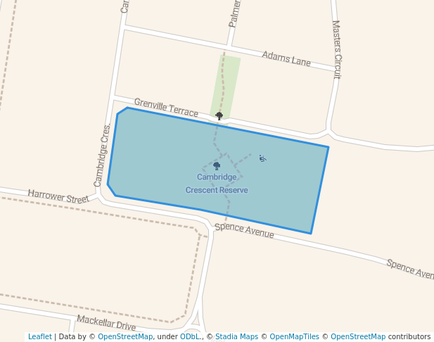 Cambridge Crescent Reserve