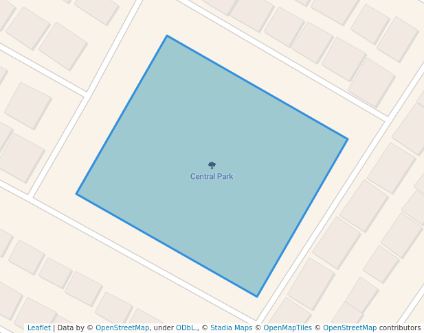 walking in Central Park map in Gurugram