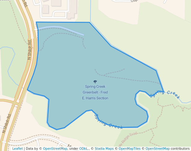 Spring Creek Greenbelt - Fred E. Harris Section