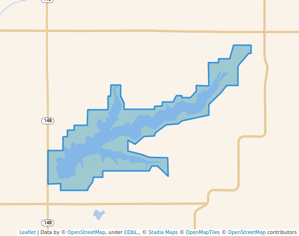 walking in Lake Icaria County Recreation Area map in Corning