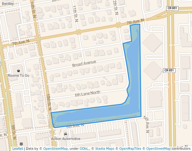 walking in Betsy Jones Memorial Park map in Naples