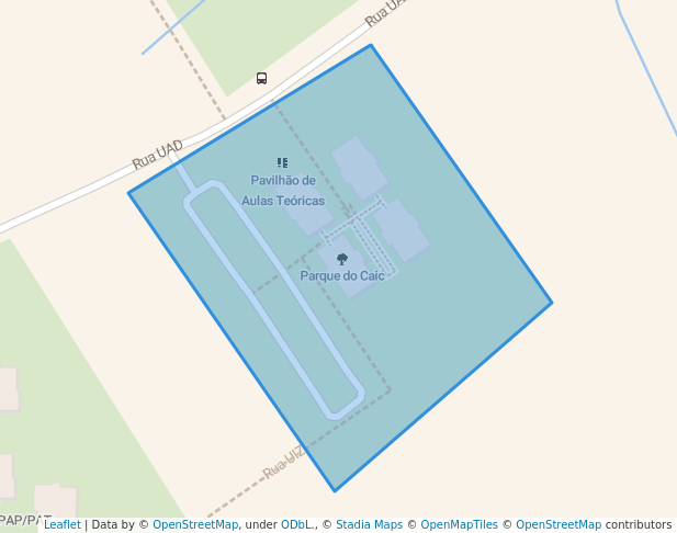 walking in Parque do Caic map in Seropédica