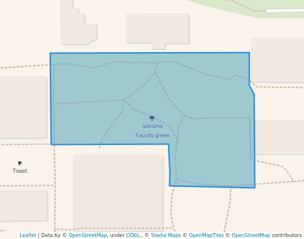 Sonoma Faculty green