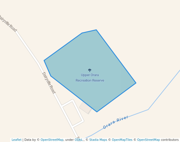 walking in Upper Orara Recreation Reserve map in Upper Orara