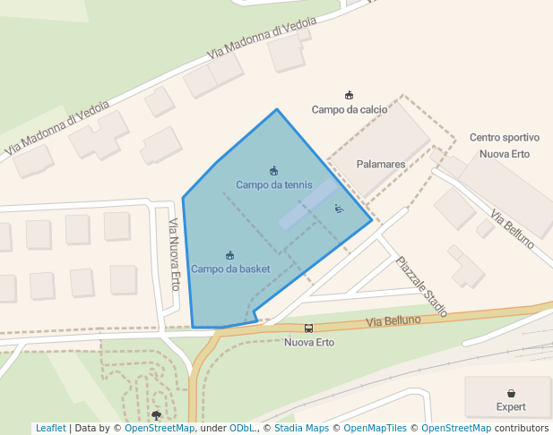 Impianti sportivi Nuova Erto