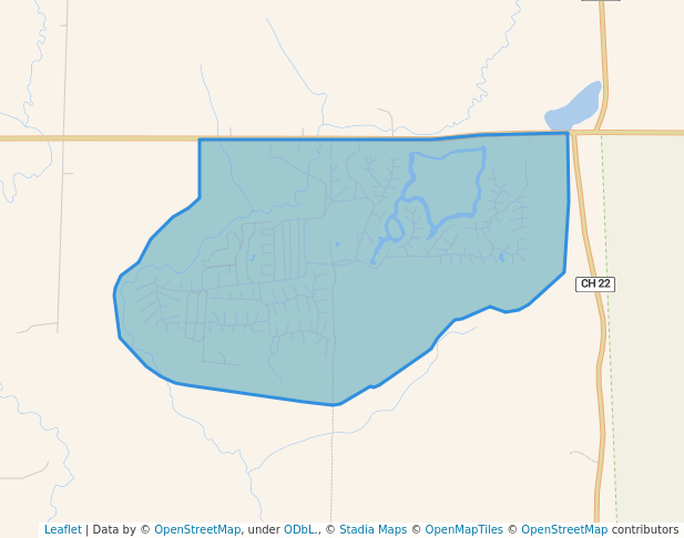 walking in Pathfinder Village map in Hinckley