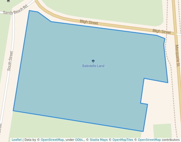 walking in Batistelle Land map in Dubbo