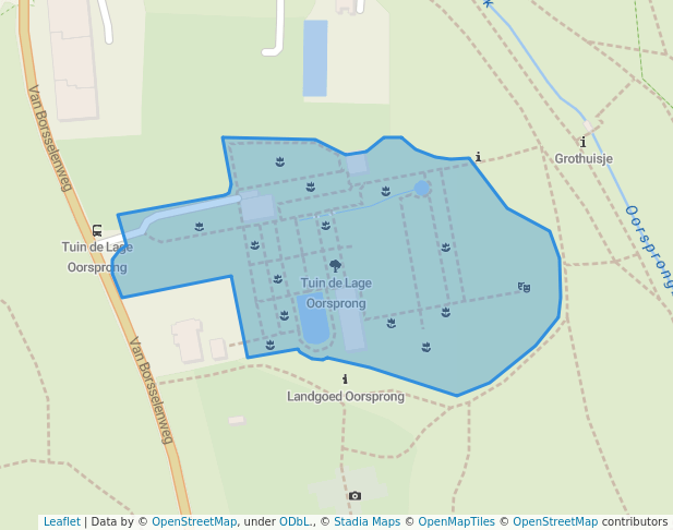 walking in Tuin de Lage Oorsprong map in Oosterbeek