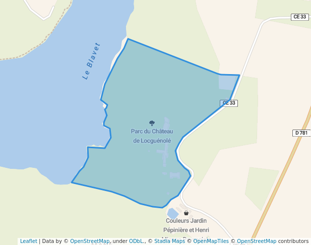 Parc du Château de Locguénolé