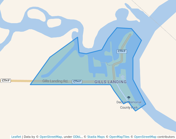 walking in Decker Memorial Park map in Weyauwega