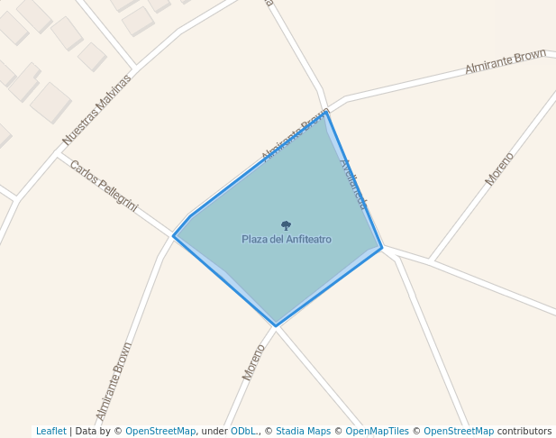 walking in Plaza del Anfiteatro map in Ostende