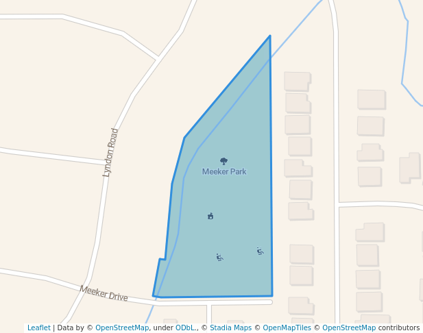 walking in Meeker Park map in The Village