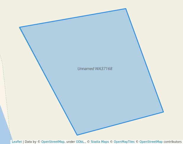 walking in WA37168 Reserve map in Broome