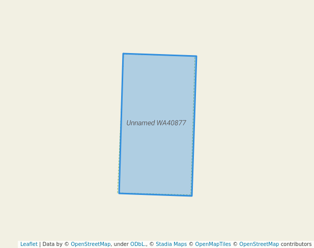 walking in WA40877 Reserve map in Dampier Archipelago