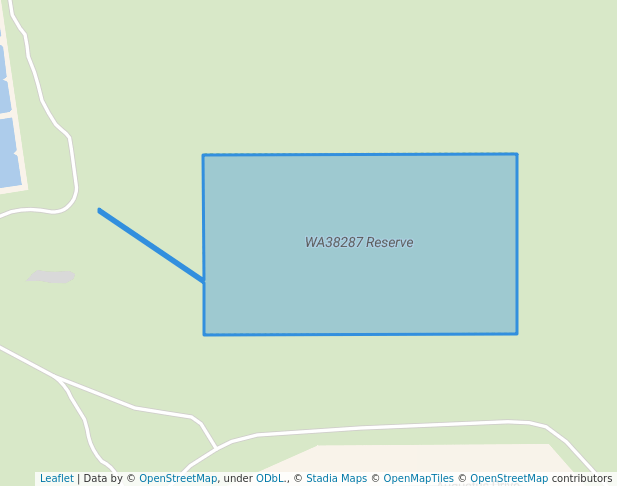 walking in WA38287 Reserve map in Karratha