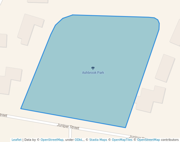 walking in Ashbrook Park map in Sweet Home