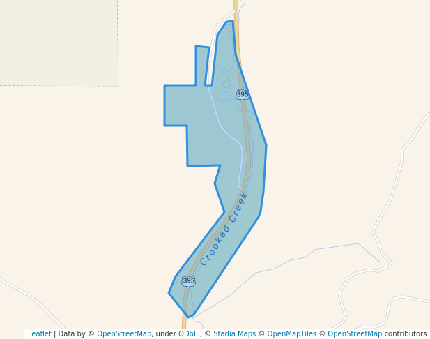 walking in Chandler State Wayside map in Lakeview