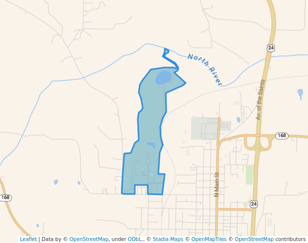 walking in Flower City Park map in Palmyra