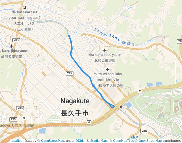 香流川緑地