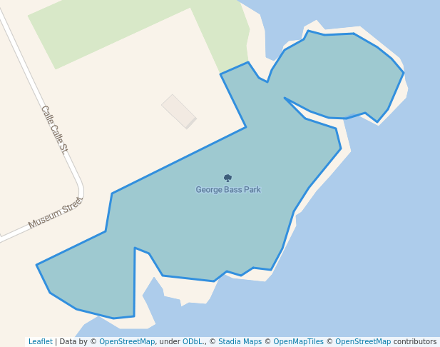 walking in George Bass Park map in Eden