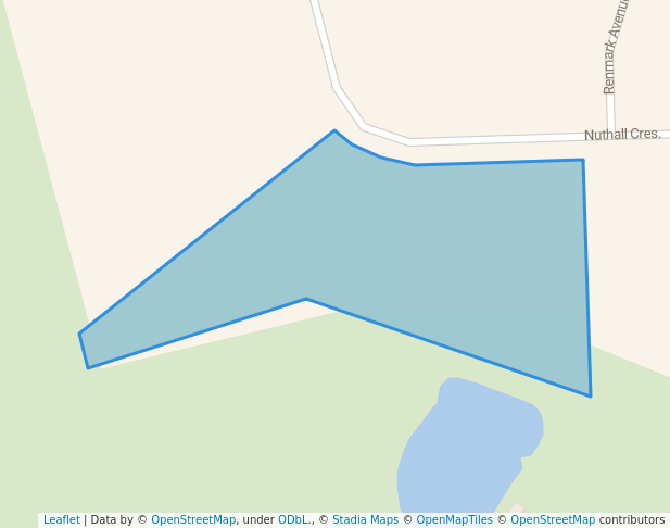 walking in Lazzarini Park map in Young